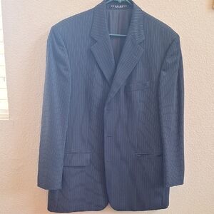 Hugo Boss Da Vinci/Lucca 100% Wool Navy Pinstripe Blazer Size:42E